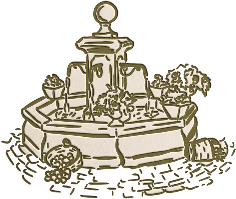 Icône décorative — fontaine